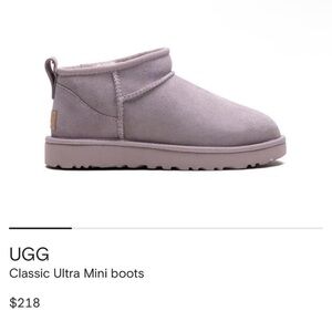 UGG Classic Ultra Mini Boots in sugarplum